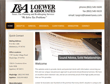 Tablet Screenshot of loewertaxes.com